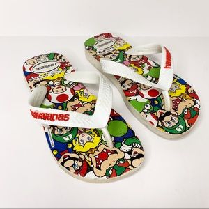 mario bros flip flops